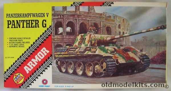 AHM 1/72 Panzerkampfwagen V Panther G, 550 plastic model kit